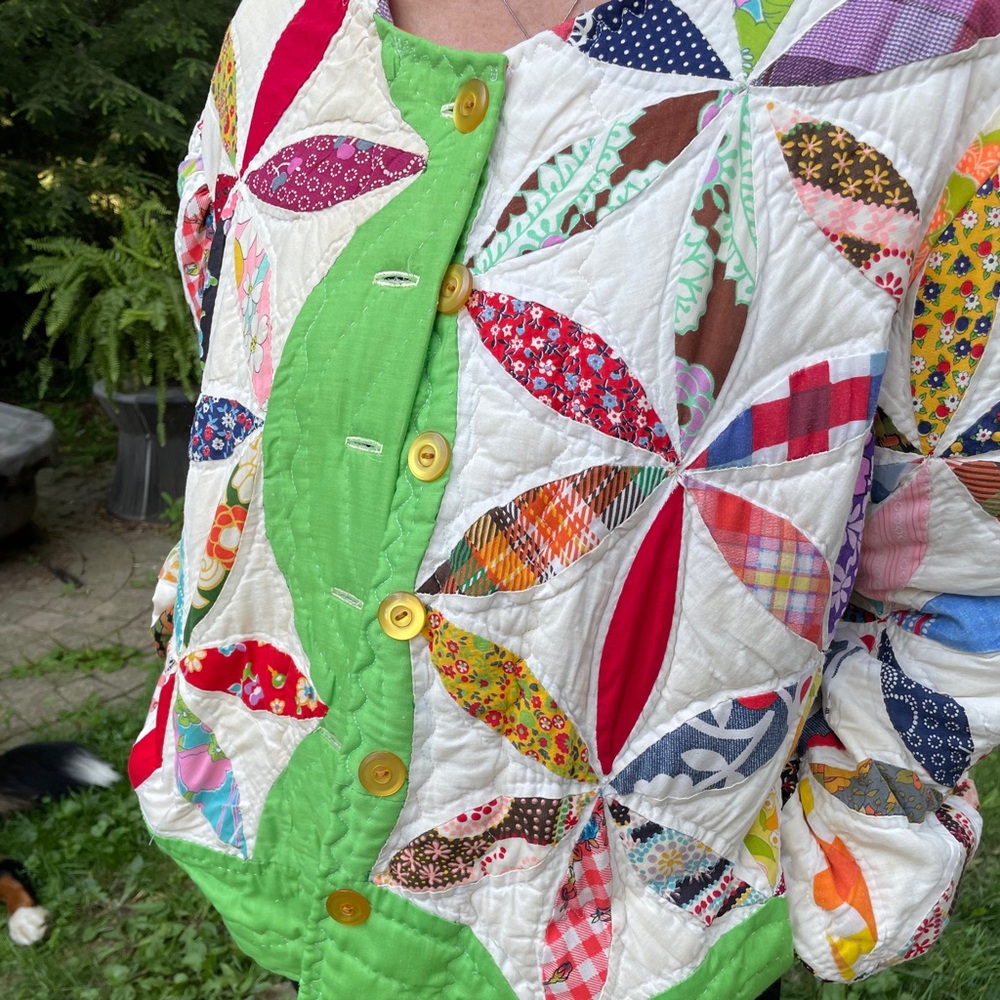 Patchwork coat